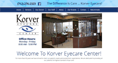 Desktop Screenshot of korvereyecare.com